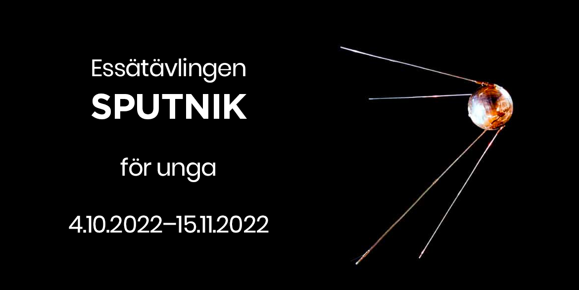 Essätävlingen Sputnik för unga startar 4.10: Skriv en essä om framtiden och vinn 500€